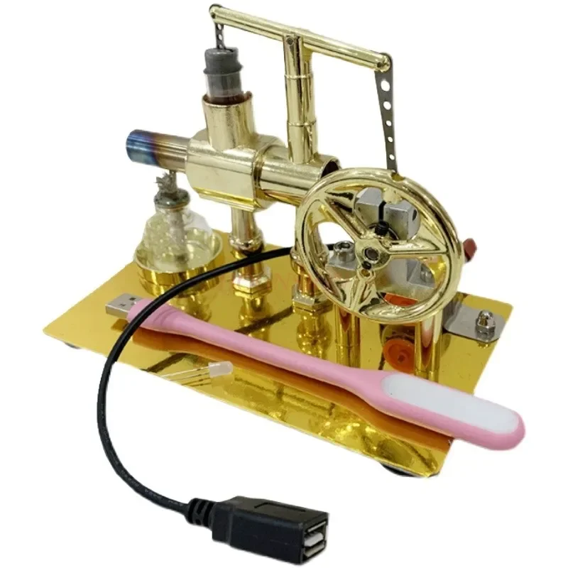 

Physics teaching Stirling engine generator steam engine physics experiment science science production invention toy model small