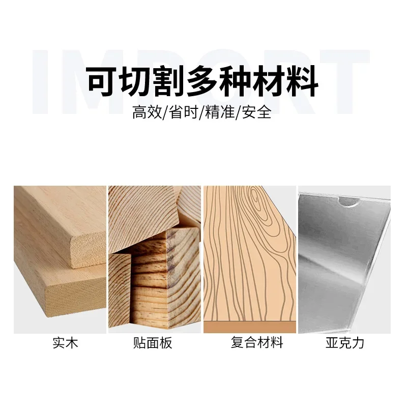 180mm/7 Polegadas 80 Dentes Lâmina de serra para carpintaria Lâmina de corte profissional