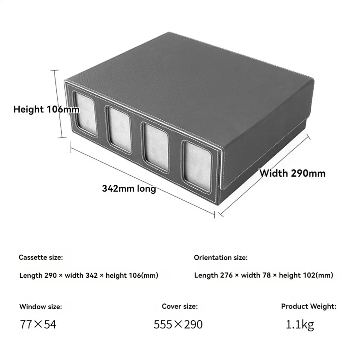 

Коробка для хранения спортивных и коллекционных карт с окошком для просмотра, для игровых карт Magic, футляр для колоды карт, держатель для карт, красный