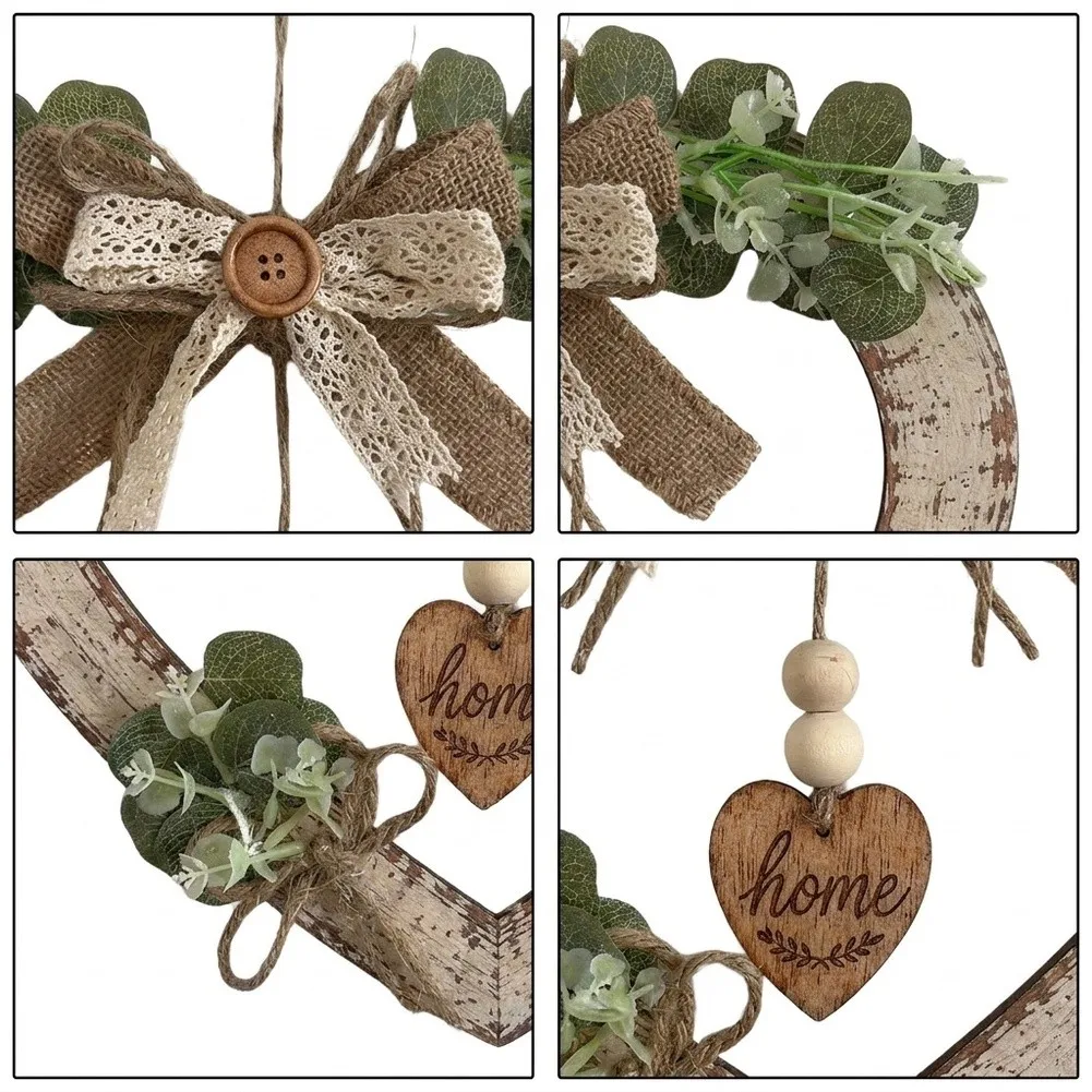 Rustic Heart Ornament For Home Wooden Heart Ornament Heart Wall Decor Year Round Decoration Timeless Farmhouse Look