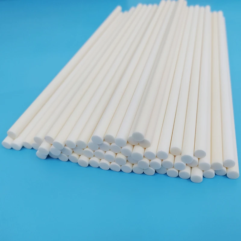 

100mm Alumina Ceramic Rod 0.5-2mm - High Temp Corundum Insulation Stir Bar for Lab & Industrial Use