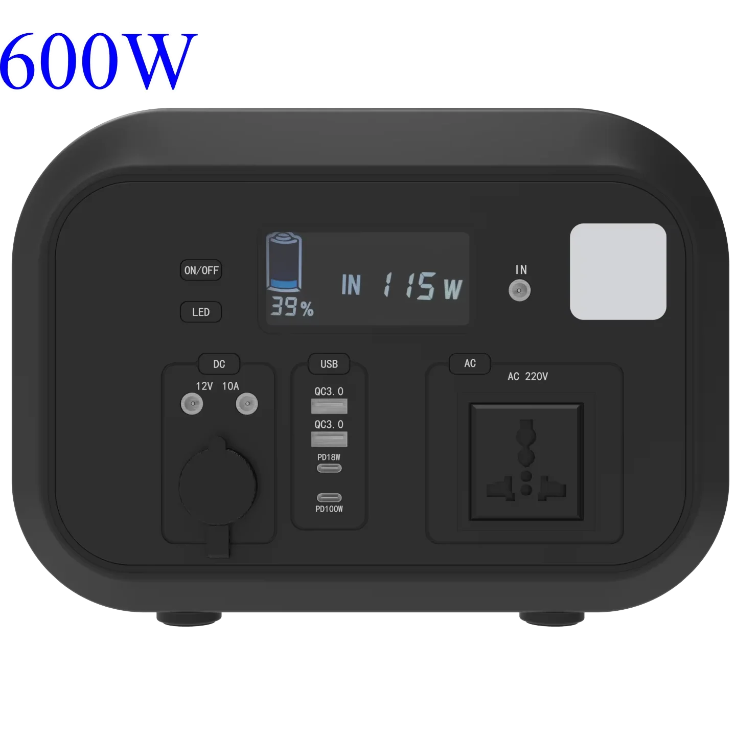 

Portable 600W Rechargeable Backup Power Supply Electric Vehicle Lithium-Ion Battery for Vehicles