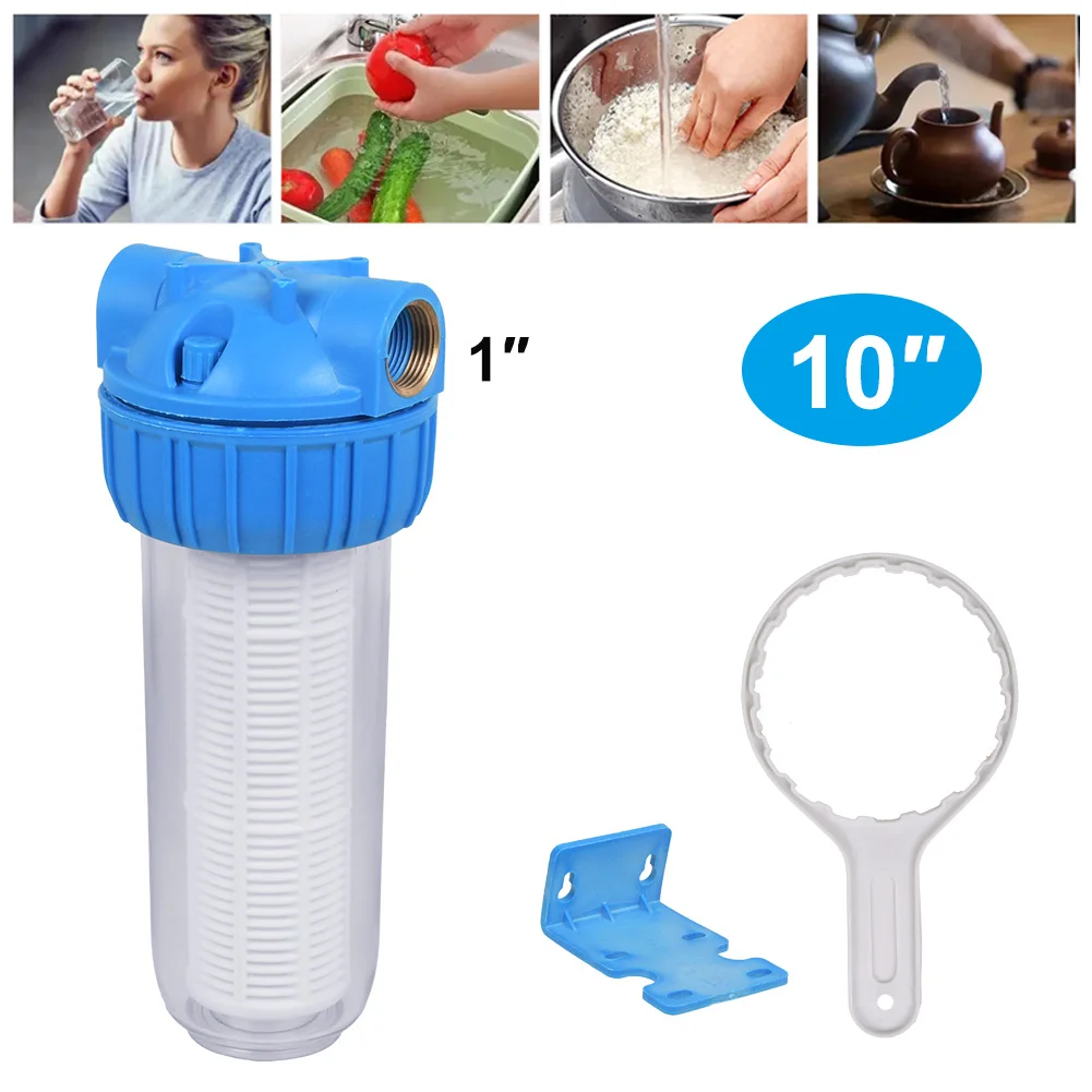 2.5 *10 Inch Medium Filter Housing with Install Accessories for In-line Sediment Filter System 5set