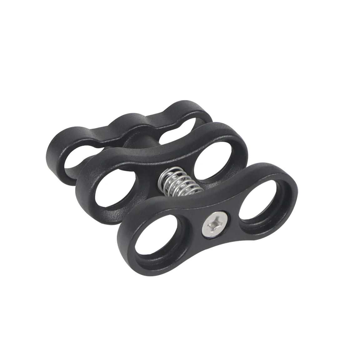 Metall Schmetterling Klemme Unterwasser Tauchen für GoPro 1-zoll Kugelkopf 2 Löcher Clip Halterung Licht Arm Fix Stativ Halterung Adapter – Detail 4