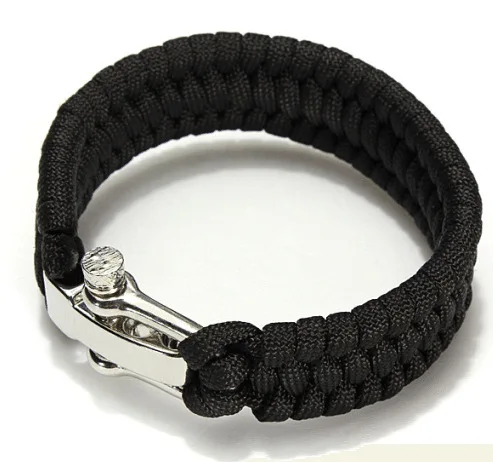 Multifunction Emergency rescue paracord for men survival bracelet tactical climbing rope outdoor parachute cord accessories