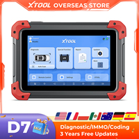 XTOOL D7 V2.0 OBD2 Scanner All System Car Diagnostic Tool Bi-directional Automotive Tool ECU Coding with 39+ Service Function
