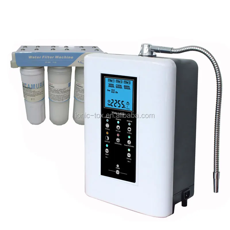 Hot selling commercial family manufacturer alkaline water ionizer, alkaline water purifier