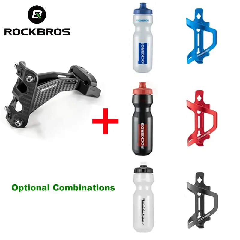 

Крепление для бутылки на седло ROCKBROS, имитация карбона, нейлоновый держатель, аксессуары для велосипеда, адаптер для крепления бутылки