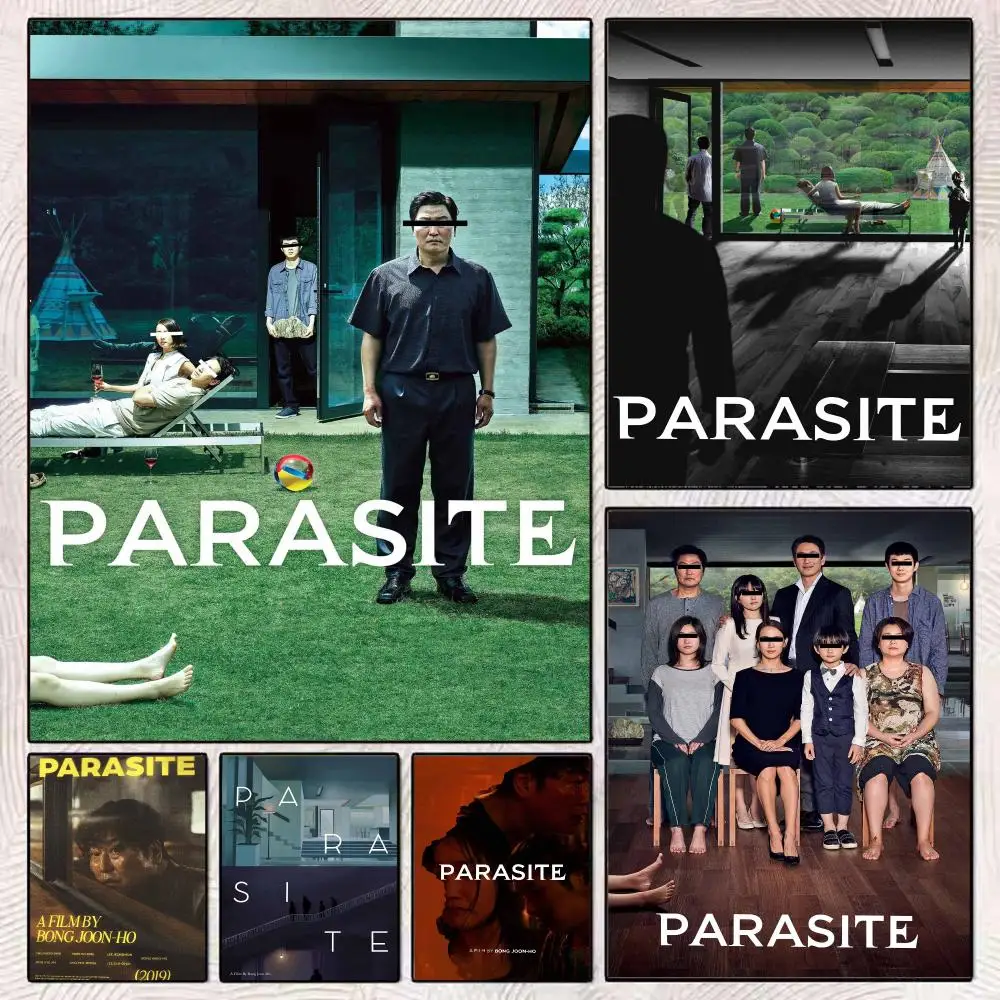 Award Winning Movie P-Parasite Poster Modern Minimalist Wall Art Prints Poster Home Decor Interior Bedroom Living Room