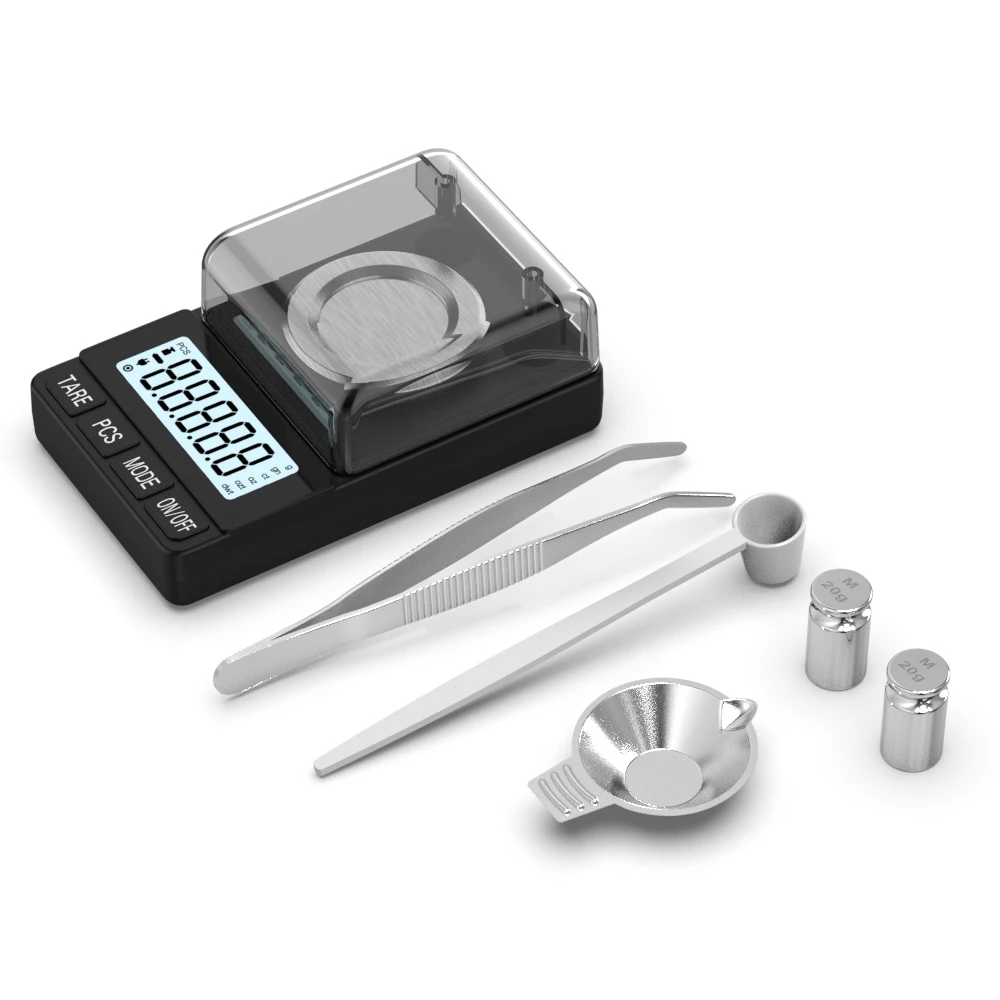 

.001g Electronic LED Digital Scale Portable Mini Accuracy Pocket Scale 50g Jewelry Weight Milligram Scale