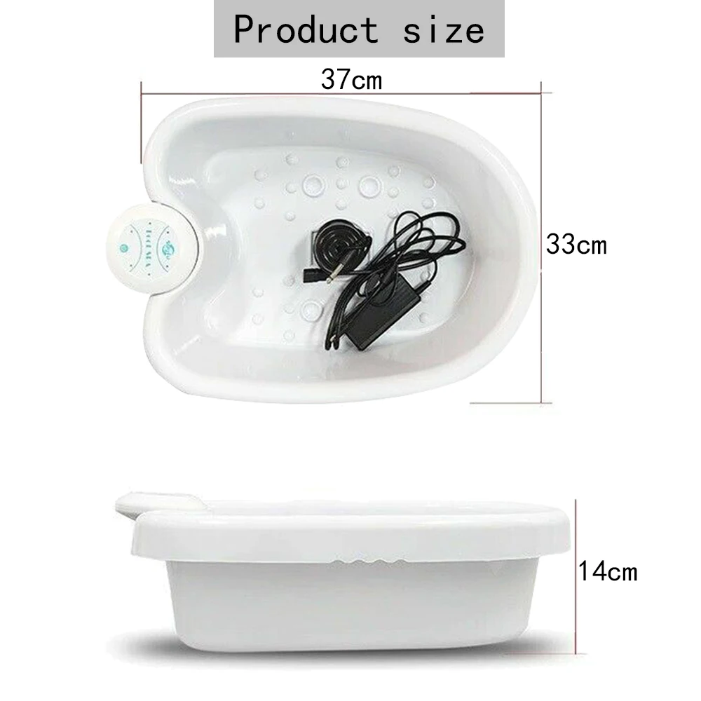 Detox Ion Foot Spa Bath Basin for FootBath Cleanse Footspa Vibrat Whirlpool Care Foot Bath Arrays Aqua Fold Basin Health Therapy