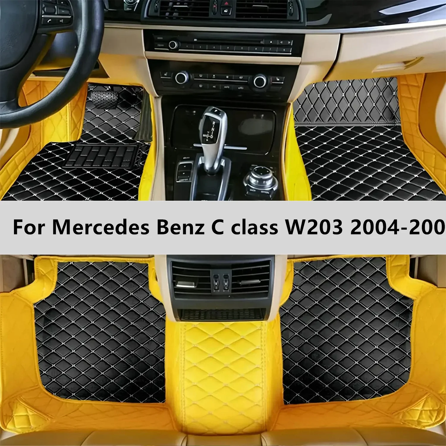 

Custom Car Floor Mats For Mercedes Benz C class W203 2004-2007 Floor Mat Car Mat Accessories Men Women Interior Accessories