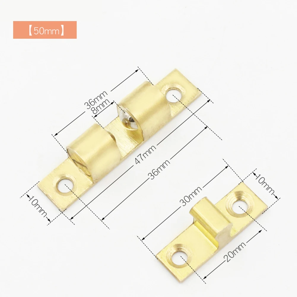 Adjustable Solid Brass Ball Catch Latch Enhance Your Cabinet Functionality with Customizable Closing Mechanism