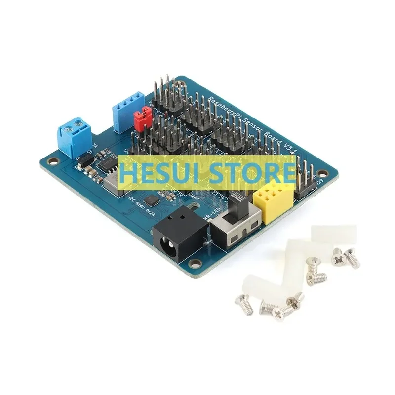 Raspberry PI 3B+/4B 4 generation development board sensor IO expansion board built-in MCU with ADC