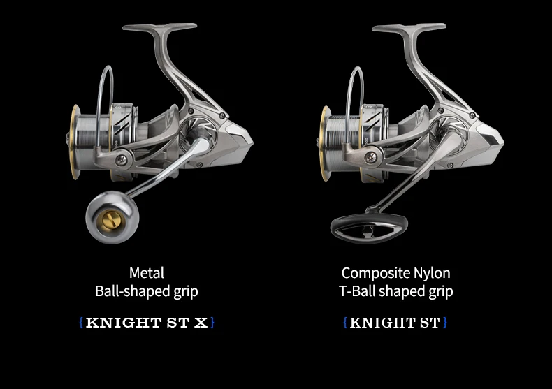 Huidiao KNIGHT ST Big Game Spinnrolle Surfcasting-Rolle 8000 9000 10000 12000 14000 25KG Max Bremskraft für Salzwasser – Detail 6