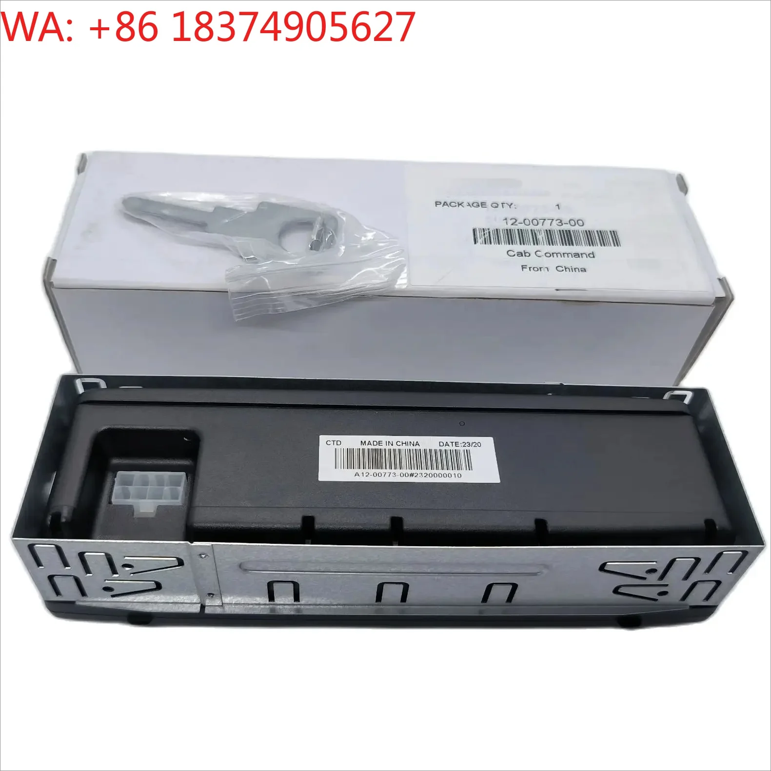 Original 12‑00773‑00 Cab Command DIN Control Panel, Fits Carrier Supra Single Temp Sub‑Engine Units