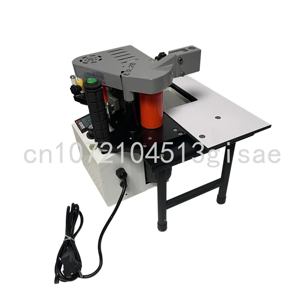 Edge Banding Machine Portable Wood PVC Two-sided Gluing Edge Bander With Tray Cut Adjustable Speed 1200W 1000ML