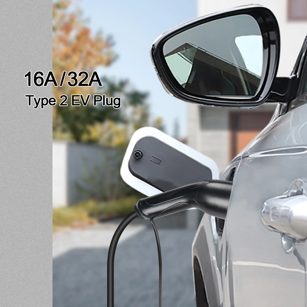 3.6KW 7.2 11 22KW 남성 유형 2 EVSE 여성 총 EV 충전기 자동차 플러그 IEC 62196 변환기 16A 32A 전기 자동차 충전소 썸네일 6