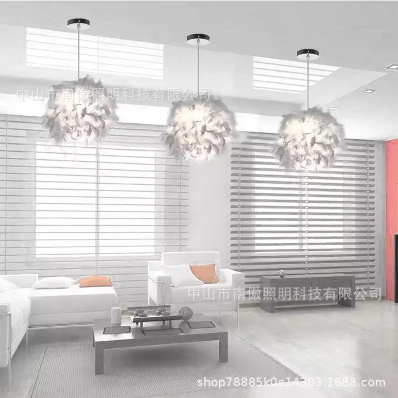 everbright-store-2026-nuovo-lampadario-creativo-nordico-a-led-con-piume-lampada-decorativa-personalizzata-romantica-per-soggiorno