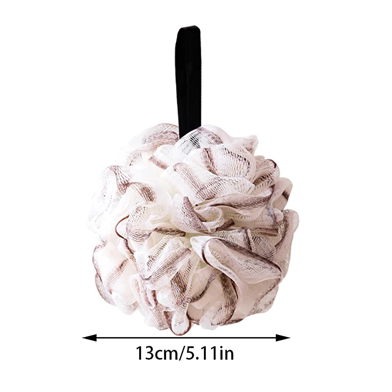 1Pc Grote Badbal Rijke Bubble Badhanddoek Scrubber Lichaamsreiniging Mesh Douche Wasspons Badkameraccessoires