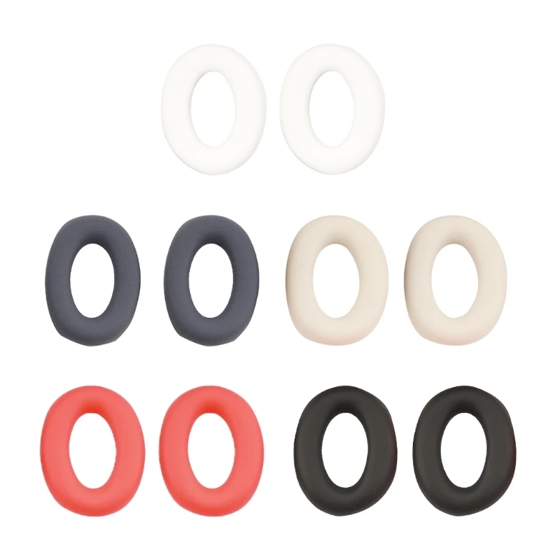 Silicone Earpiece Ear Pads Cover Guards for MOMENTUM 4 Headphones Black/White,/Red/Blue/Beige Ear Caps