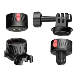 Base magnética para Gopro interruptor adaptador, liberação rápida e instalar, montar acessórios, herói 12, 11, 10, 9, 8, 7, 6, 5