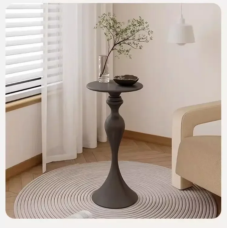 Retro Sofa Side Table Wrought Iron Coffee Table Round Table Living Room Furniture Nordic Countertop Art Decoration Coffee Tables