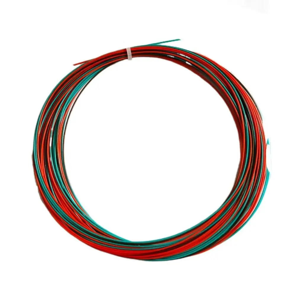 Elastische Kleurrijke Regenboog Badminton String 0.73Mm Diverse Kleuren Badminton Racket Strings Duurzame Kleurrijke Kleurrijke Racketlijn