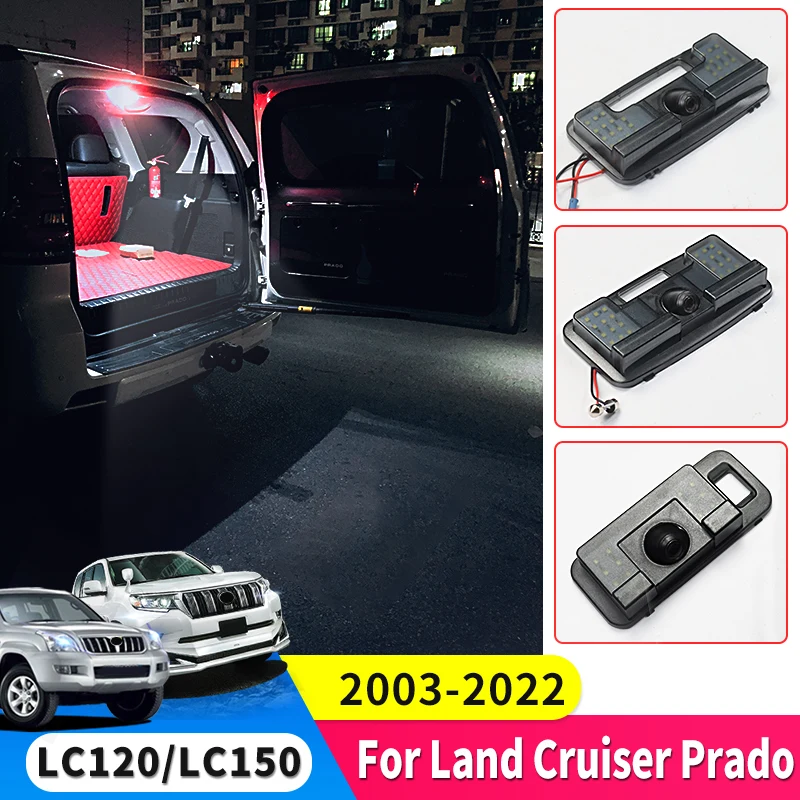 

For Toyota Land Cruiser Prado 150 120 2003-2022 Upgraded Accessories Tailgate Warning Light Lc150 Lc120 LED Reading Ceiling Lamp