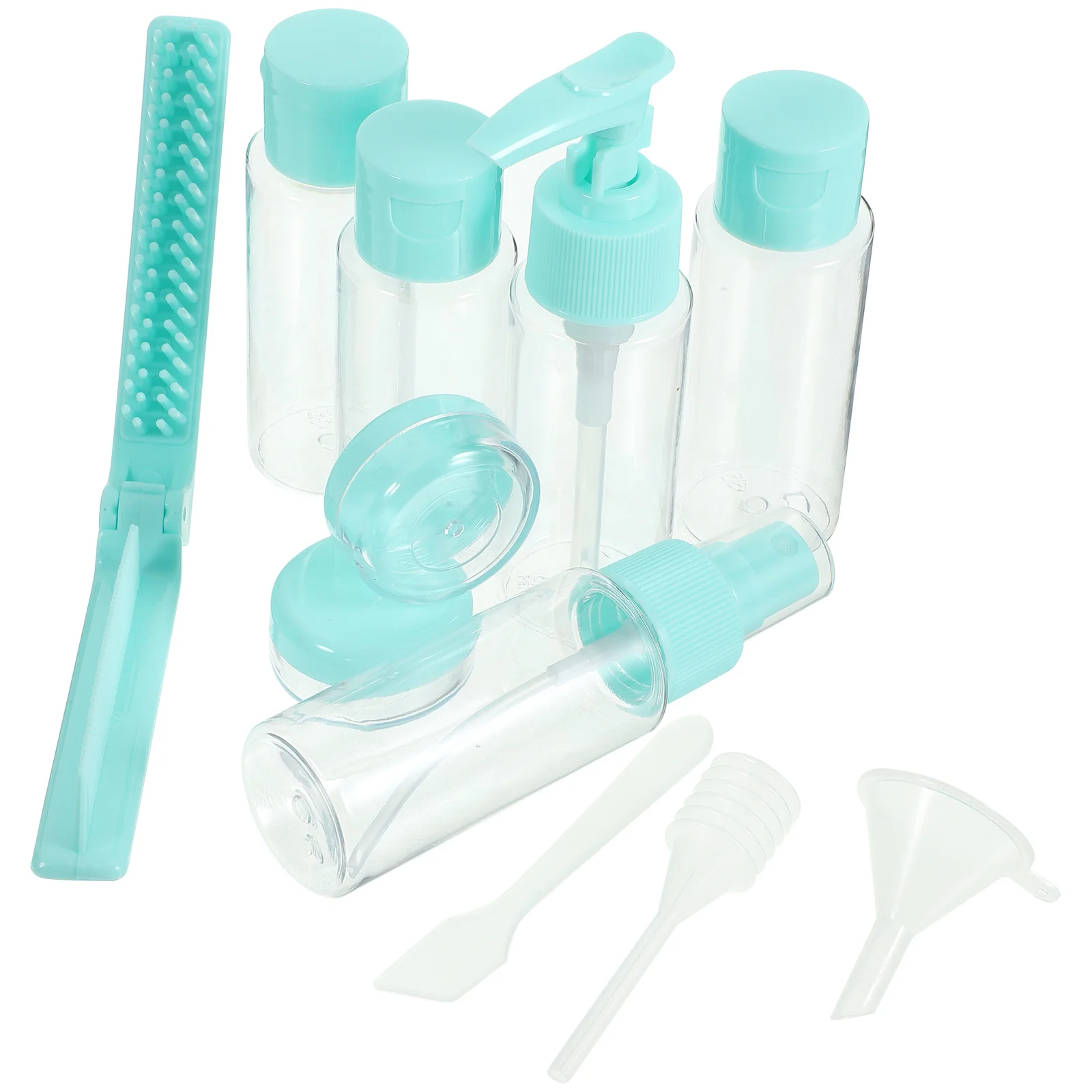 1 ensemble 1 ensemble Kit de taille de voyage bouteille de pulvérisation rechargeable bouteille de crème de maquillage vide pour Lotion crème pour les yeux du visage femmes utilisation Portable