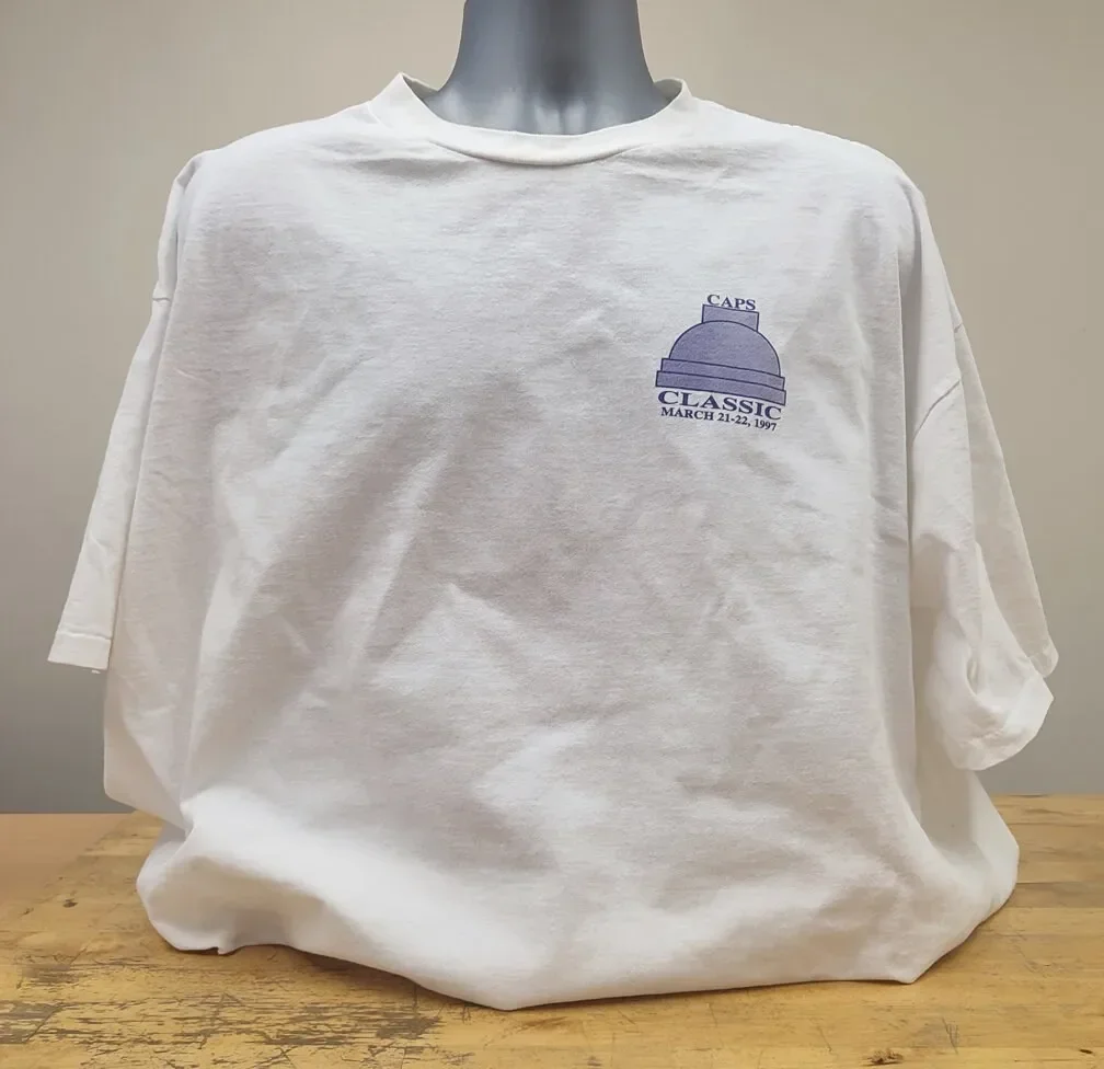 2nd Annual Caps Classic T Shirt Size 3XL White Used Condition 309