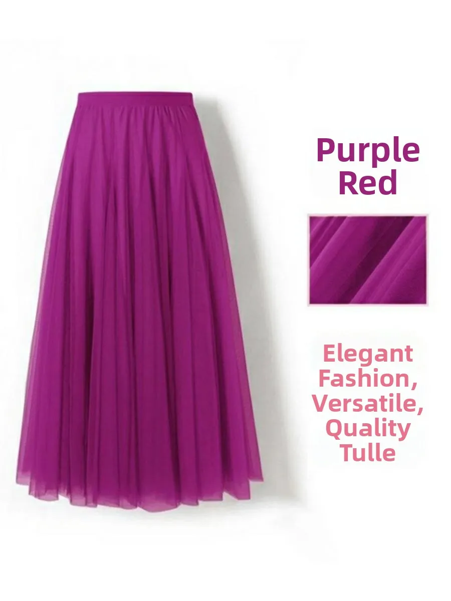 Yellow Me Fairy Skirt A-Line Midi Dance Skirt 360 Deee Flared Skirt High Waist Fairy Skirt for Women Summer Season