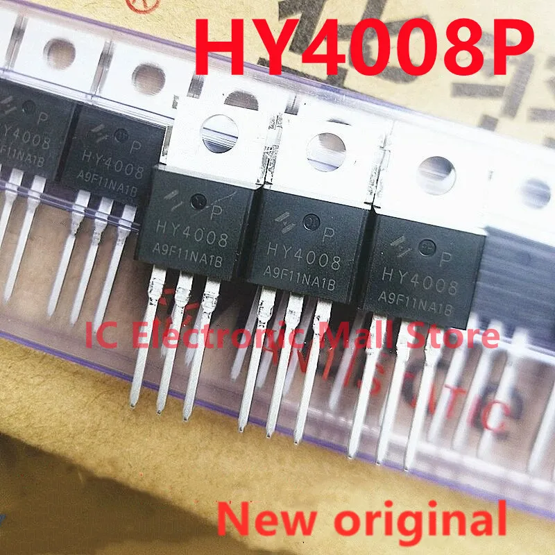 10PCS/Lot 100% Real Original New HY4008 HY4008P HY4008NA2P N Channel MOSFET Transistor 80V 200A TO220