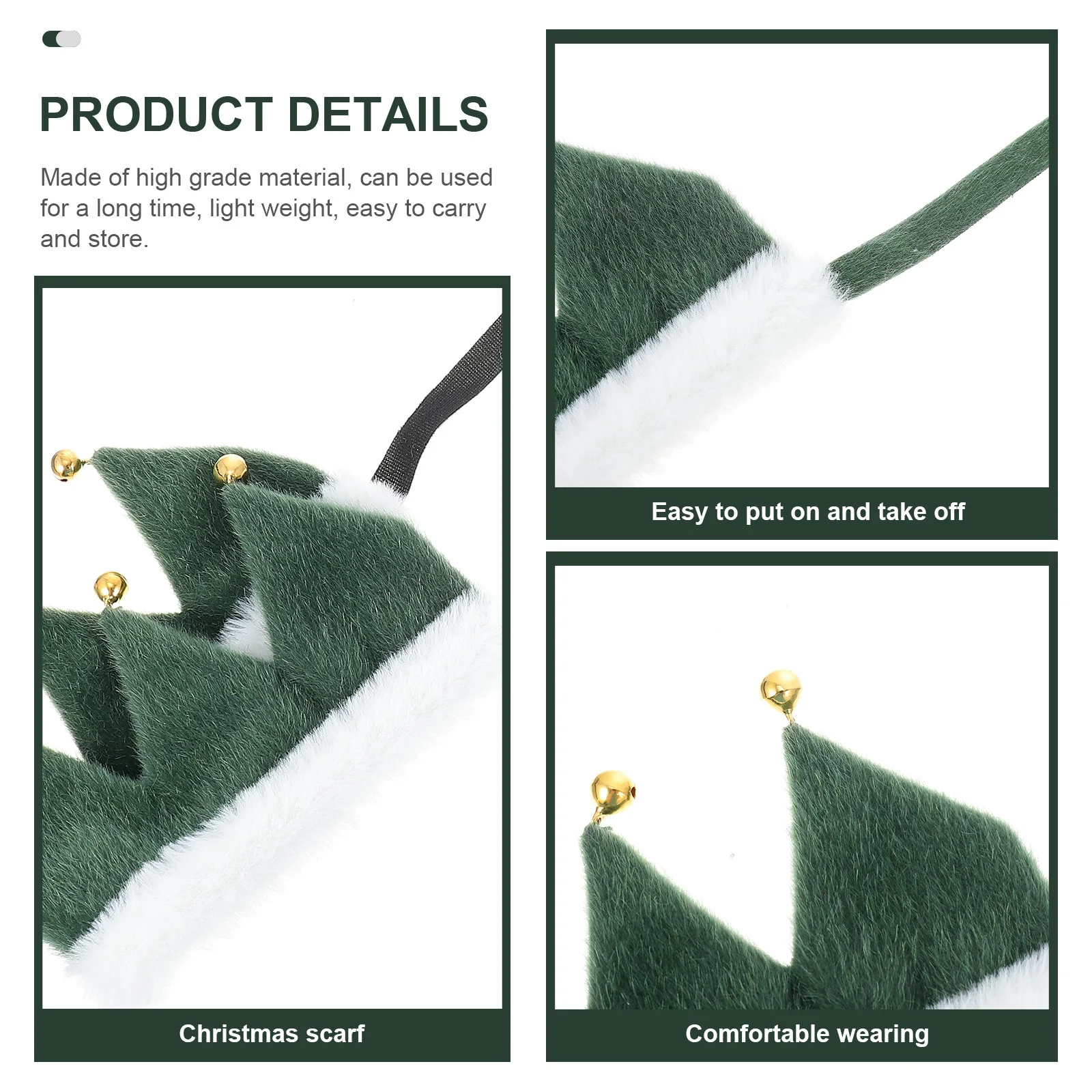 

1Pcs Pet Christmas Scarf Dog Cat Warm Scarf Soft Bell Design Decorative Collar Holiday Costume Pet Neck Decoration