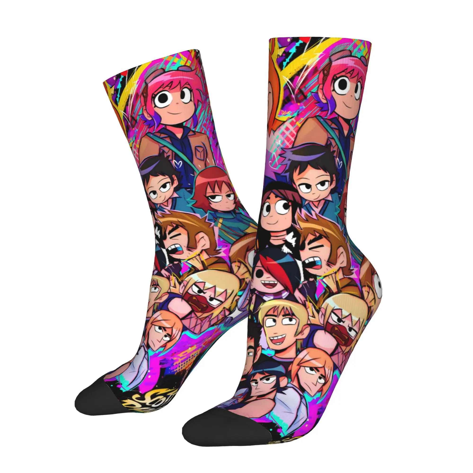 

Cartoon Scott Socks Male Mens Women Summer Stockings Polyester