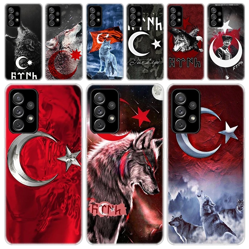 Turkey Turkish Flag Soft Phone Case for Samsung Galaxy A51 A50S A41 A31 A21S A11 A71 A70 A40 A30S A20E A10 A6 A7 A8 + A9 Cover