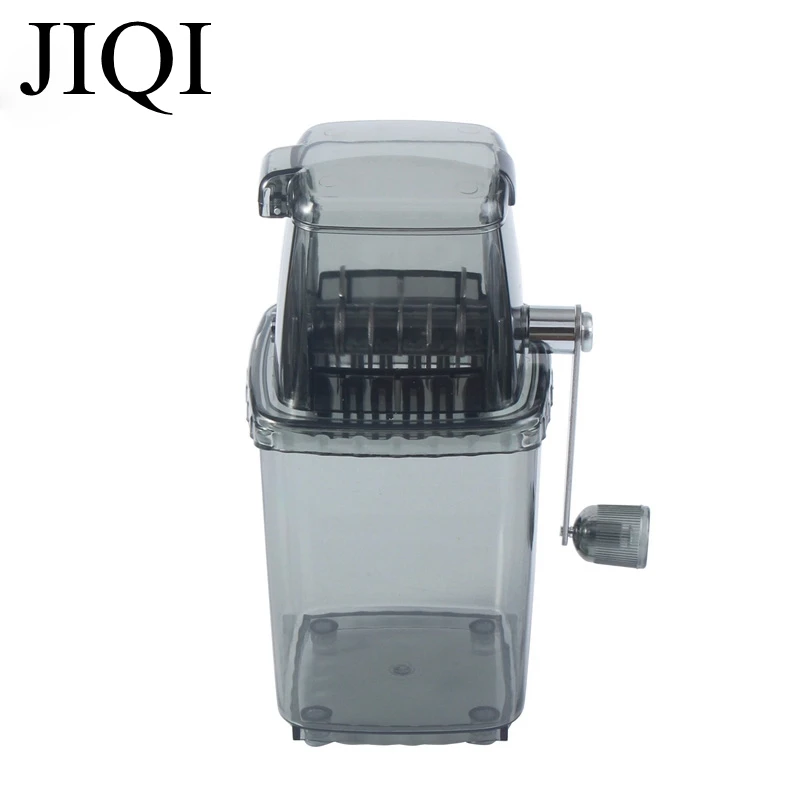 Mini Ice Crusher Manual Shaver Stainless steel blade Handheld Ice Chopper Slushies Smoothies crushing tool Fried ice machine