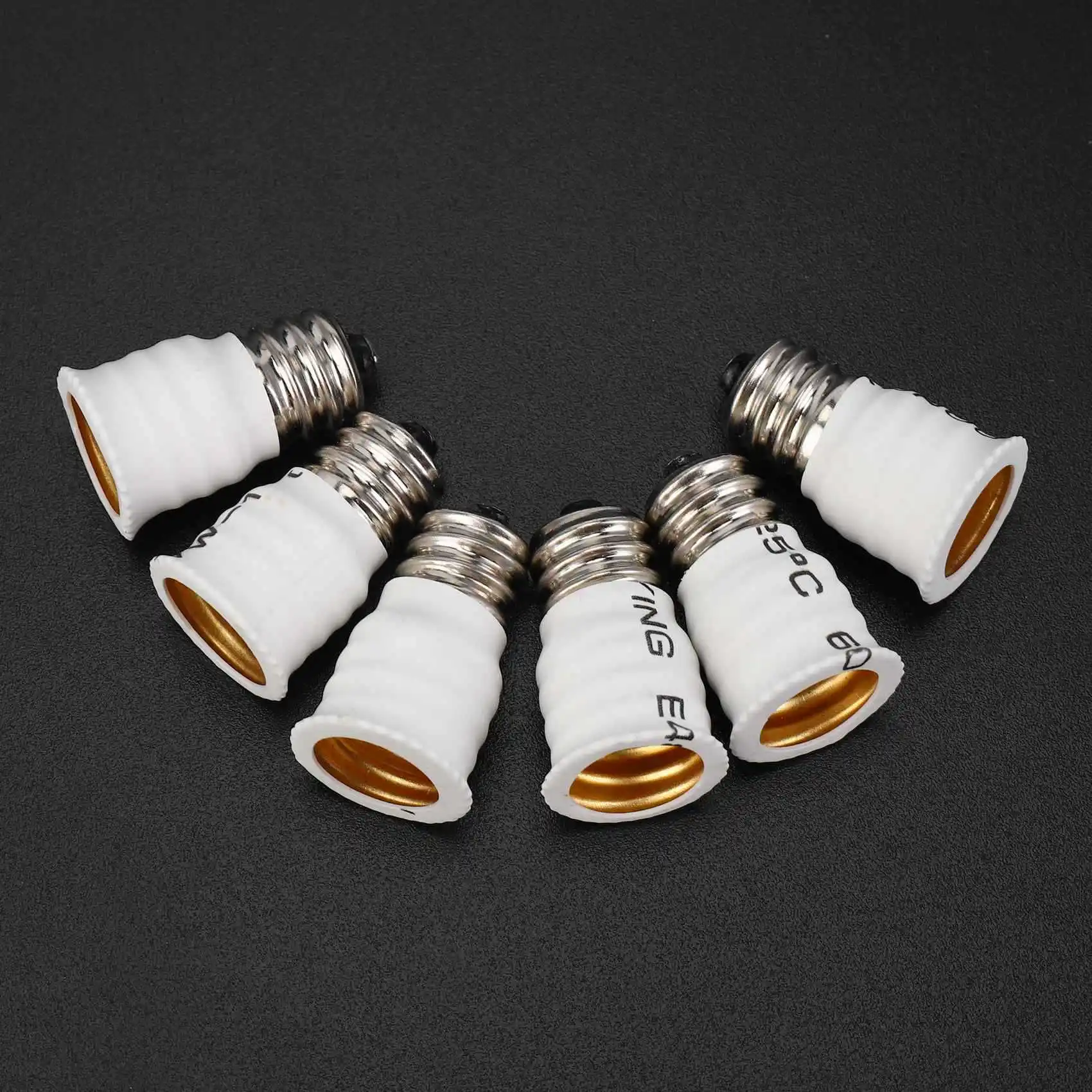 BMBY-18-Pack E12 To E14 White Bulb Converter LED Light Holder Lamp Adapter Socket Changer High Quality