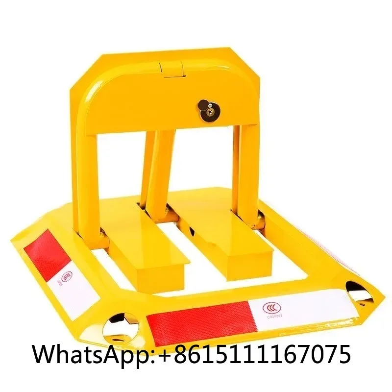 Household Parking Space Lock, Thickened Anti-Collision Parking Block, Garage Anti-Occupancy Car Barrier for Private Parking Lot