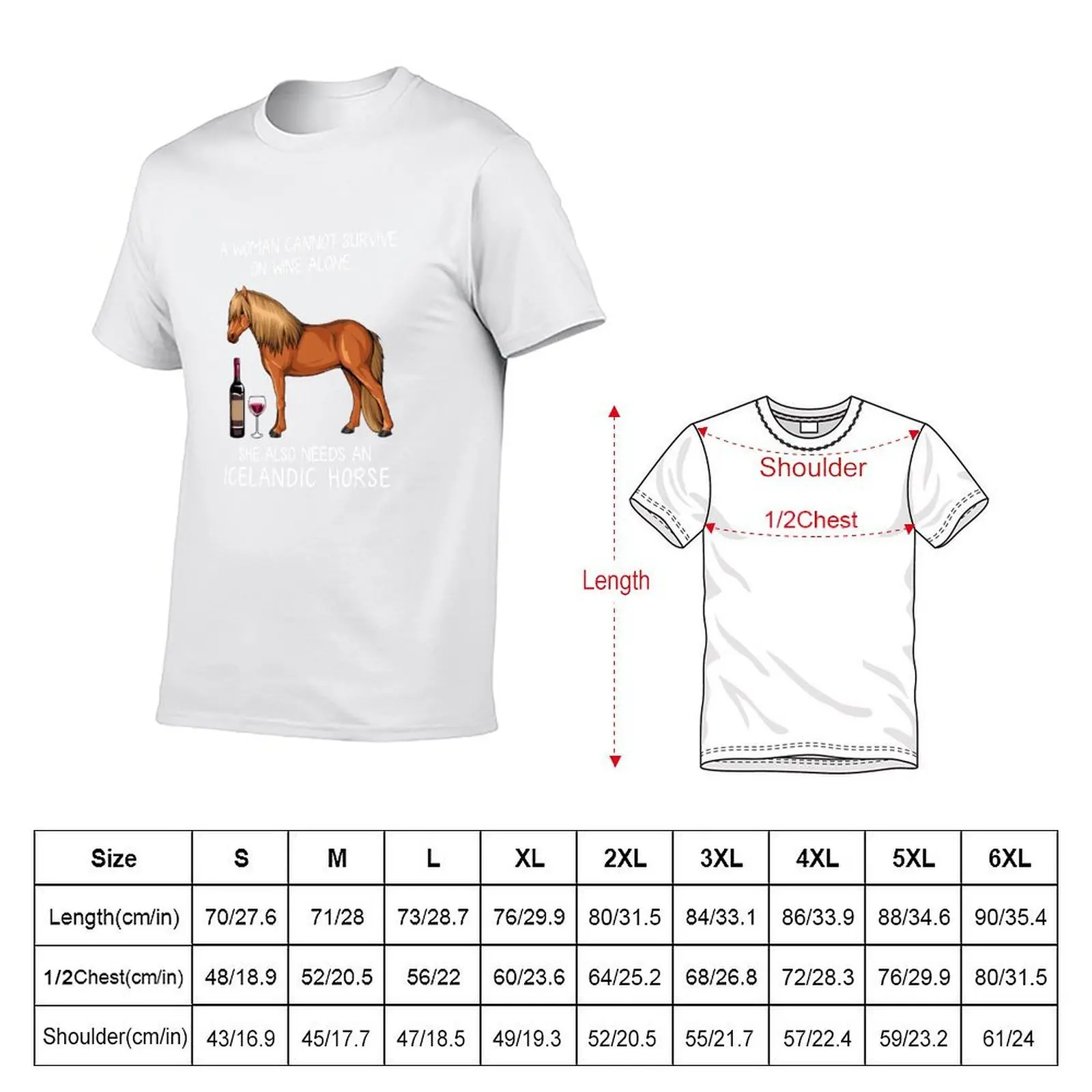 Icelandic Horse horse and wine funny horse T-Shirt man t shirt graphic g man t shirts for men T-Shirt