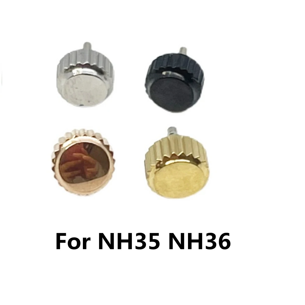 Stainless Steel Watch Tube Crown Replacement for Seiko NH35 NH36 Movement Professional Watch Repair Accessories