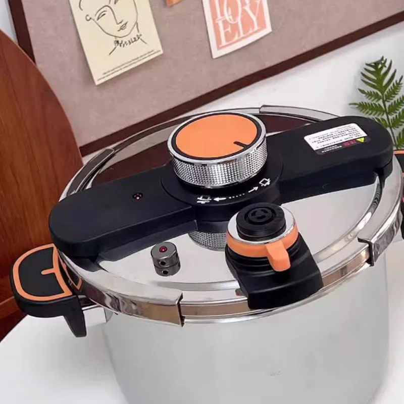 304 Stainless Steel Thickened Explosion-proof Pressure Cooker 4/5/6/8L Large Capacity Induction Cooker Gas Stove Is Suitable For