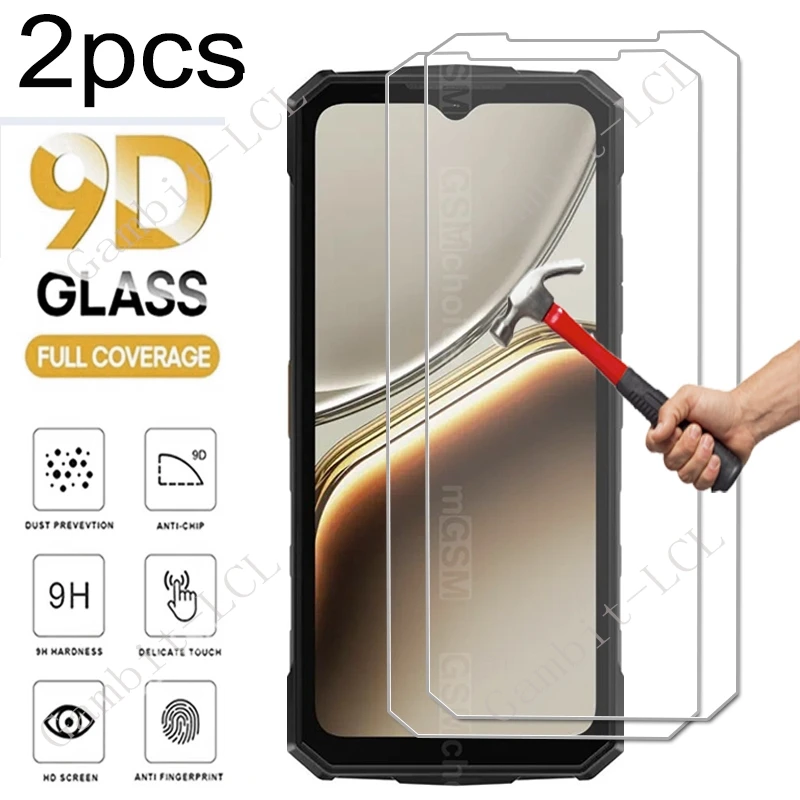 2PCS For Doogee Fire 3 Ultra 6 7 Blade 20 Max Play Pro S200 Plus X Turbo Note 56 58 59 N55 Screen Protection Tempered Glass Film