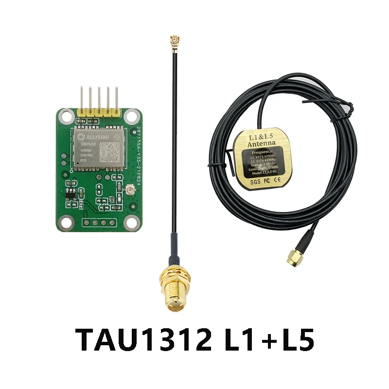 

Allystar TAU1312 High-Performance Dual-Band RTK Positioning Module Development Board L1 L2 L5 GPS BeiDou GLONASS Galileo QZSS