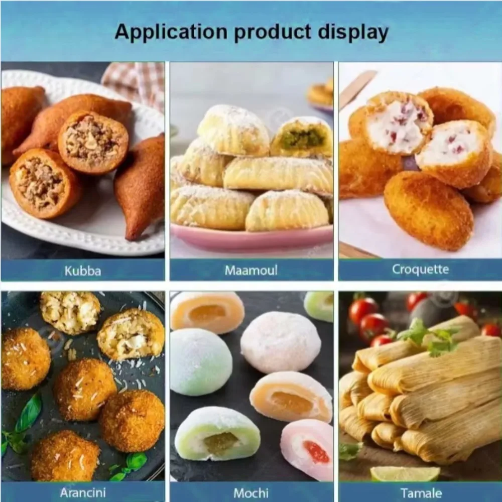 Cheap two-color biscuit balls, filling small family fried dough sticks, mooncakes, and stamping machines