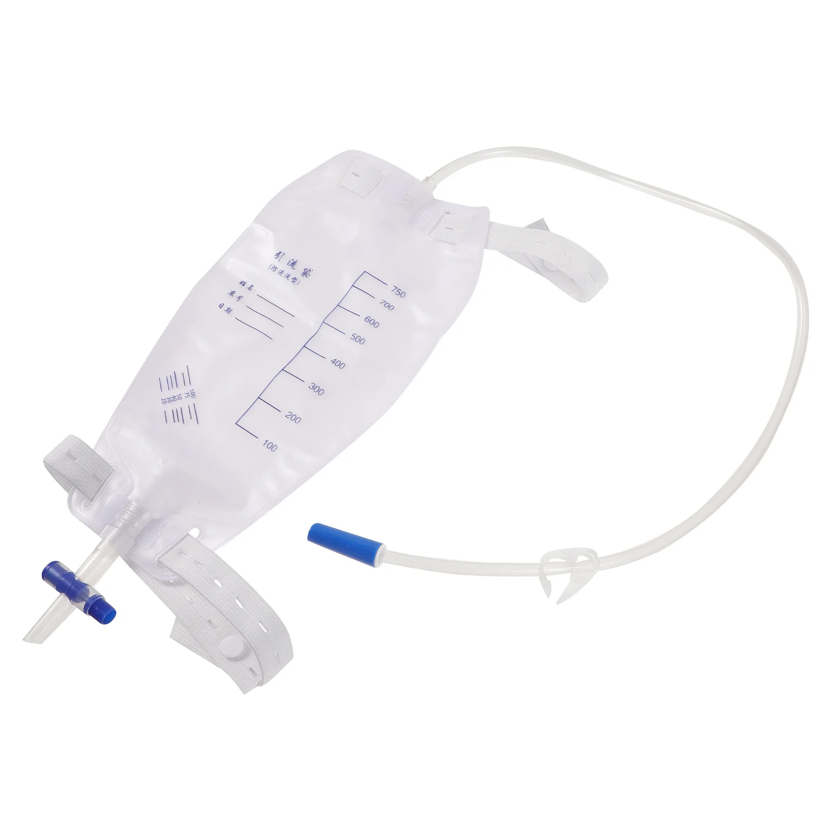 750ml Anti reflux Urine Bags Disposable Catheter Leg Bag PVC Material Drainage Container Postoperation Patients