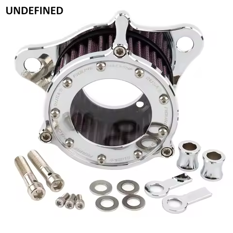 Motorcycle Air Cleaner Intake Filter System CNC Chrome For Harley Sportster XL883 XL1200 Iron 883 48 72 Seventy-Two 1991-2021
