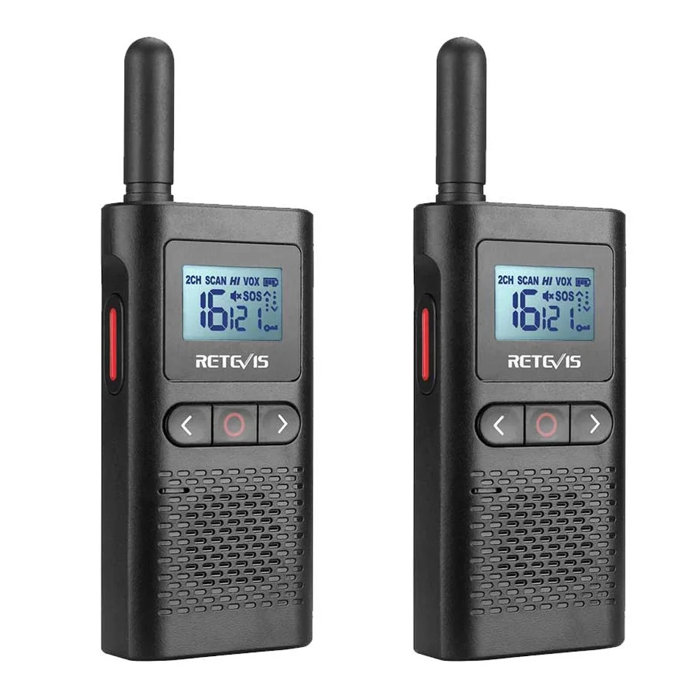 Walperforated-Talkie portable longue portée, radio bidirectionnelle aste PMRbishop pour la chasse, 2 pièces l'intensité