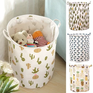 سلة غسيل قابلة للطي سلة غسيل ملابس متسخة سلة تخزين لعبة منظم دلو سلال كبيرة السعة حقيبة غسيل يابانية أفضل 6 سلة غسيل للأطفال - رقم 6