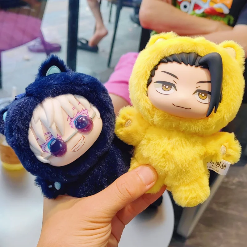 

Подлинная кукла Jujutsu Kaisen Season 2, Gojo Satoru Cat Park Party, милая плюшевая слепая коробка, кукла, кулон, коллекционная игрушка, модель аниме, подарок